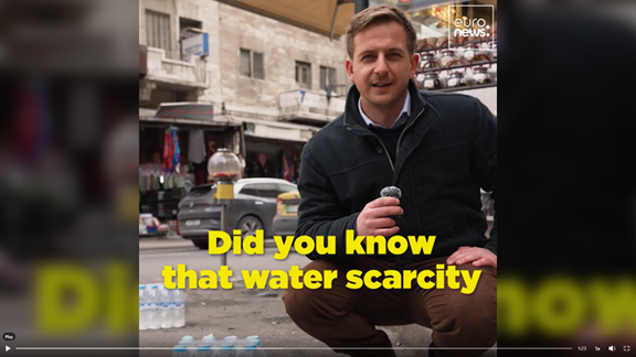 👉 Regardez l'épisode télévisé « Road to Green » sur les projets de dessalement et de réutilisation de l'eau en Jordanie et à Chypre - une coopération de l'UE dans le domaine de l'eau avec Euronews.